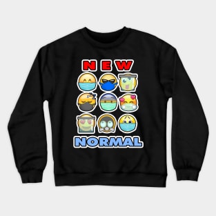 26 New Normal Emoji Crewneck Sweatshirt